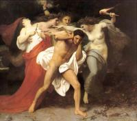 Bouguereau, William-Adolphe - Les Remords d'Oreste (The Remorse of Orestes, Orestes Pursued by the Furies)